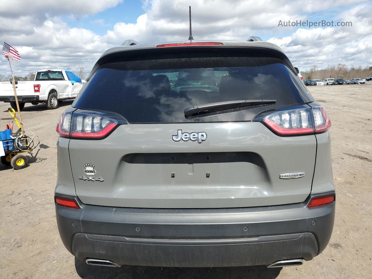 2021 Jeep Cherokee Latitude Lux Gray vin: 1C4PJMMX9MD145255