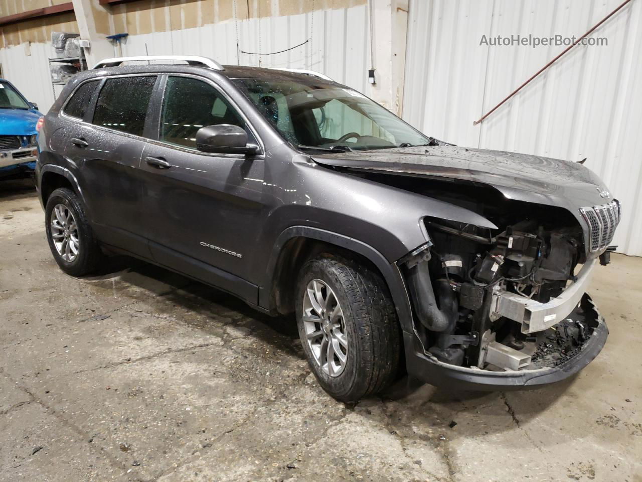 2021 Jeep Cherokee Latitude Lux Серый vin: 1C4PJMMX9MD148415