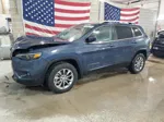 2021 Jeep Cherokee Latitude Lux Blue vin: 1C4PJMMX9MD158040