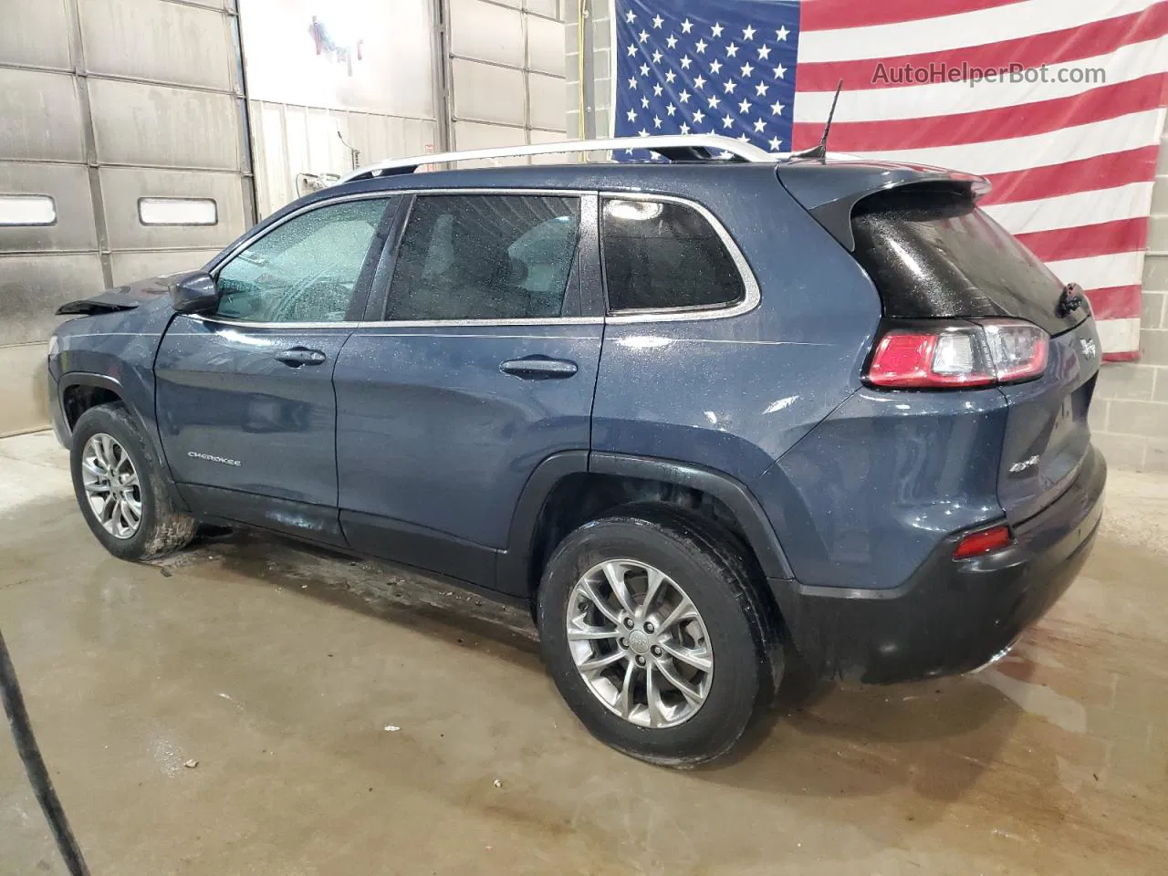 2021 Jeep Cherokee Latitude Lux Blue vin: 1C4PJMMX9MD158040