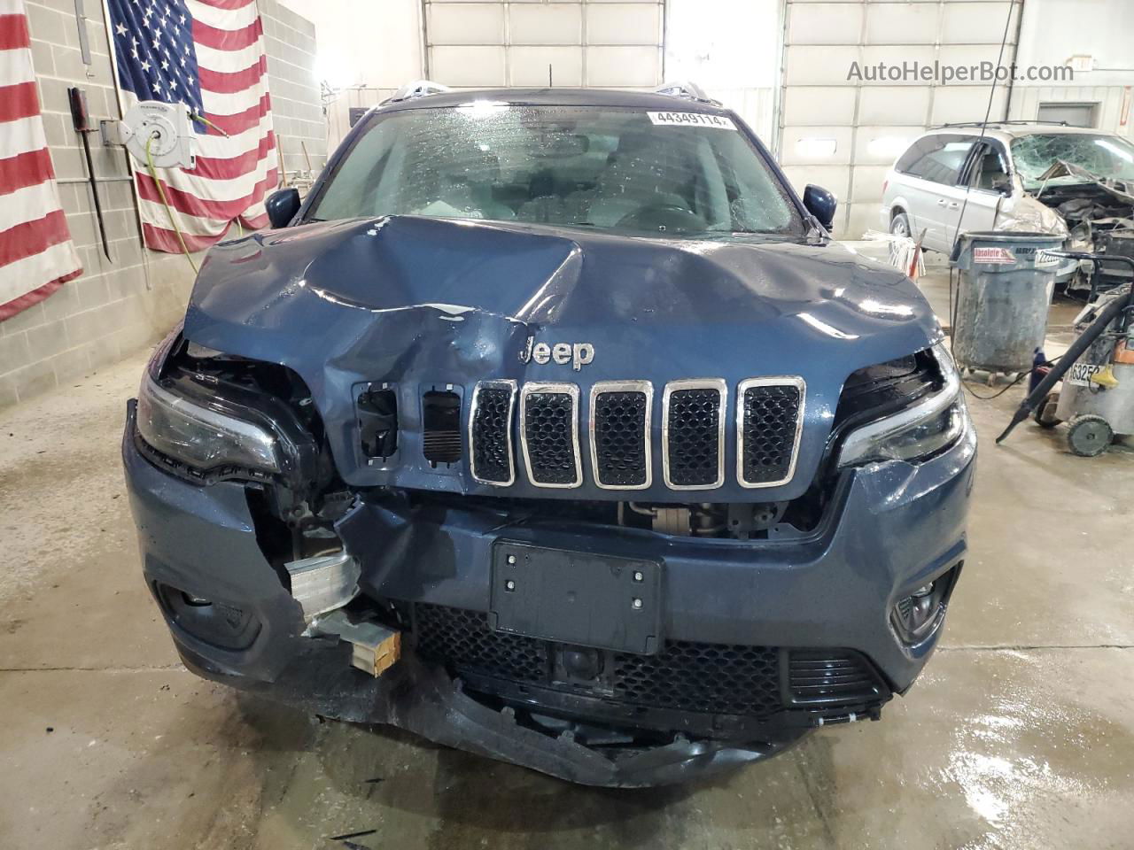 2021 Jeep Cherokee Latitude Lux Blue vin: 1C4PJMMX9MD158040