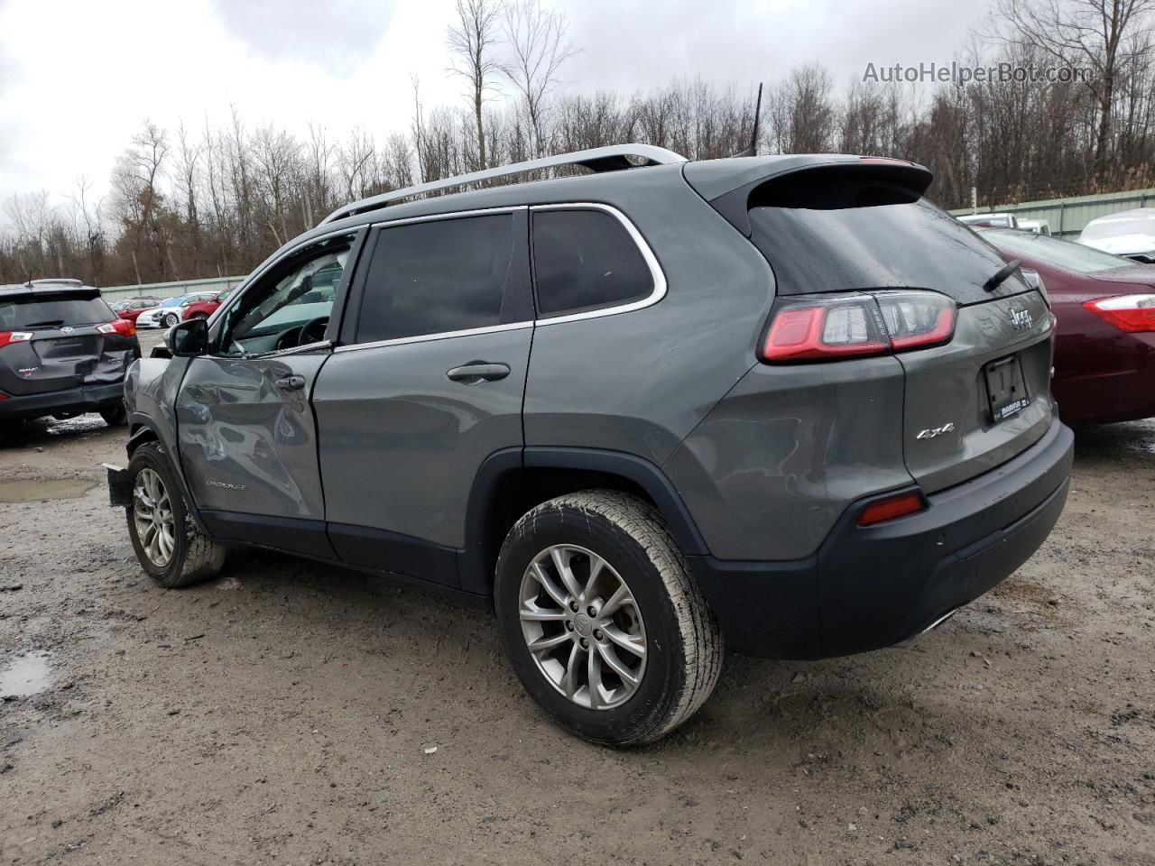 2021 Jeep Cherokee Latitude Lux Серый vin: 1C4PJMMX9MD224957