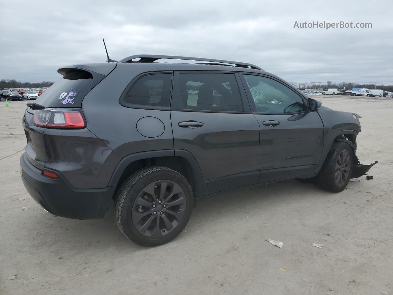 2021 Jeep Cherokee Latitude Lux Gray vin: 1C4PJMMX9MD225137