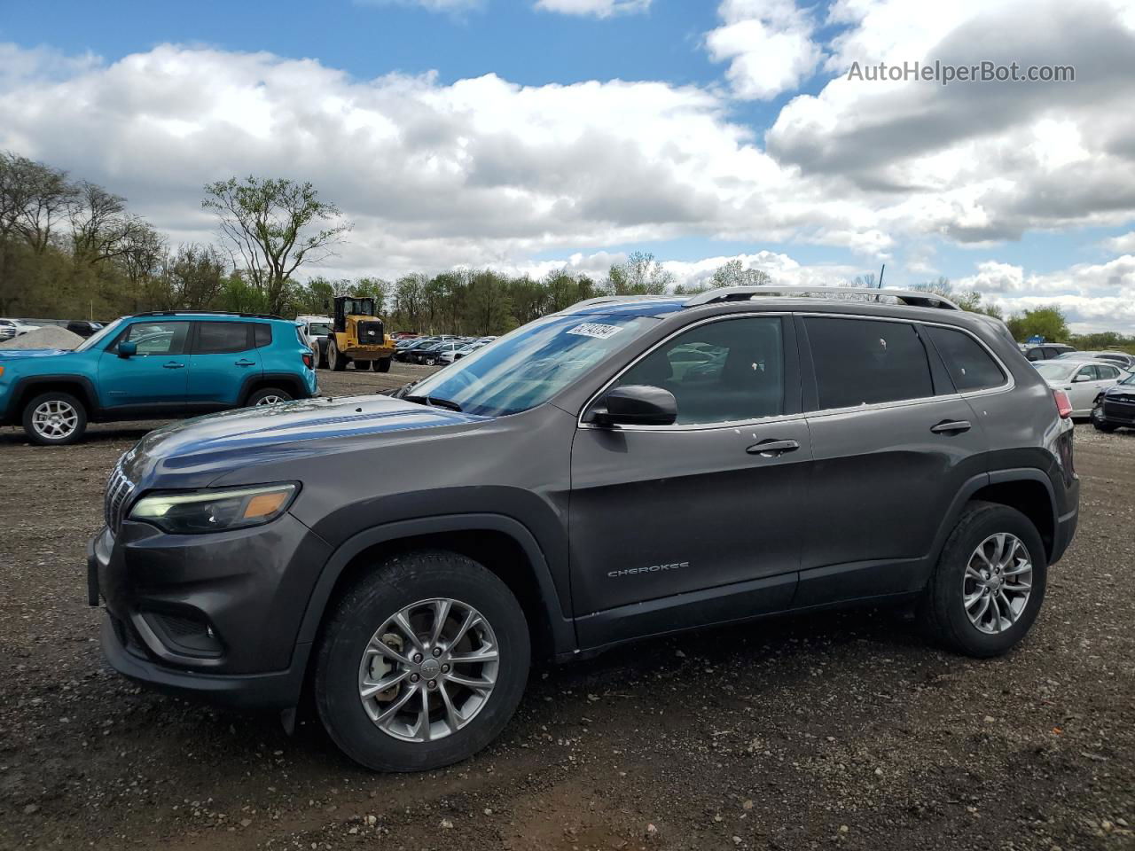 2021 Jeep Cherokee Latitude Lux Серый vin: 1C4PJMMXXMD109803