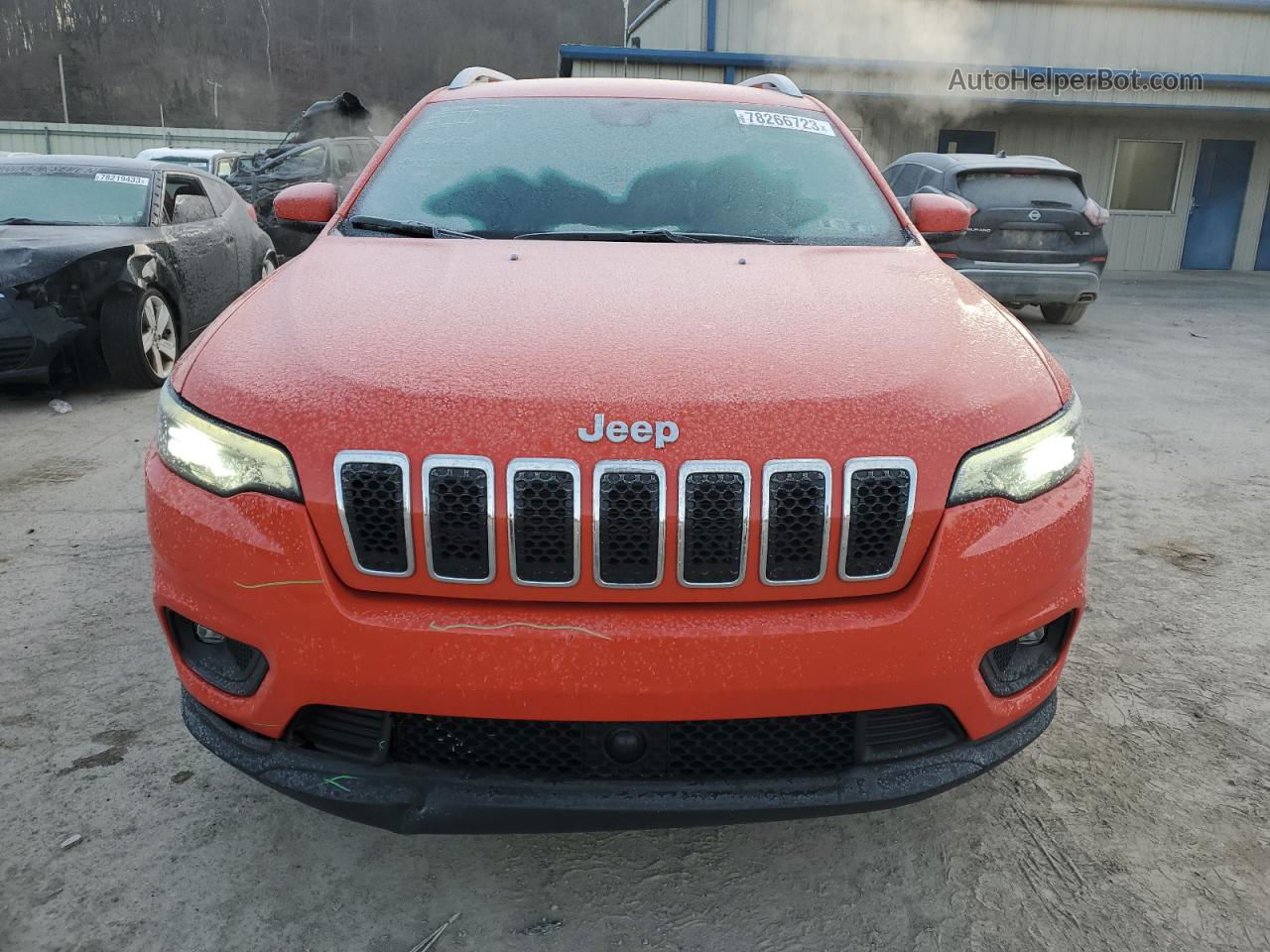 2021 Jeep Cherokee Latitude Lux Orange vin: 1C4PJMMXXMD111910