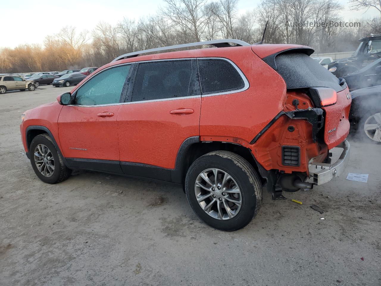 2021 Jeep Cherokee Latitude Lux Orange vin: 1C4PJMMXXMD111910