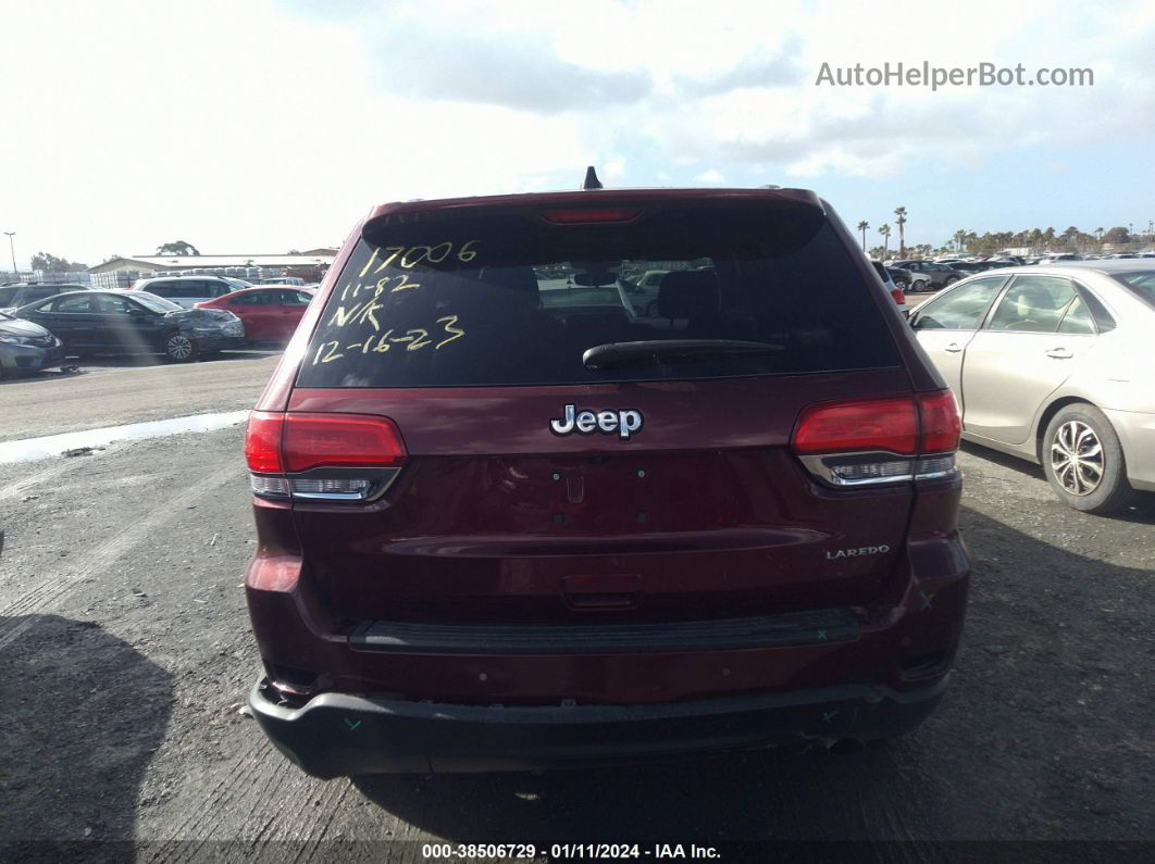 2017 Jeep Grand Cherokee Laredo 4x2 Red vin: 1C4RJEAG0HC916717