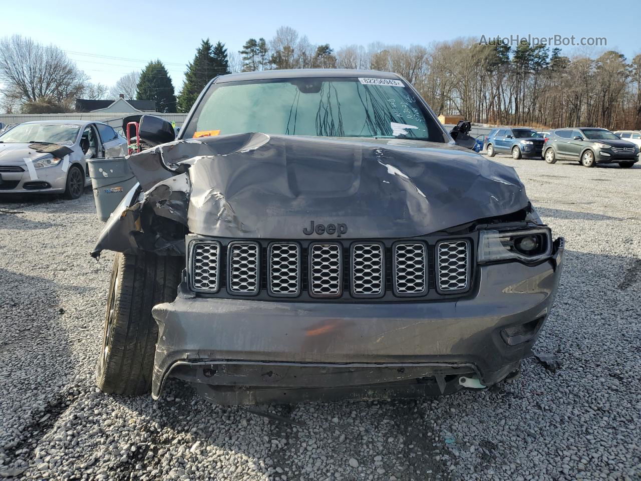 2021 Jeep Grand Cherokee Laredo Gray vin: 1C4RJEAG0MC517641