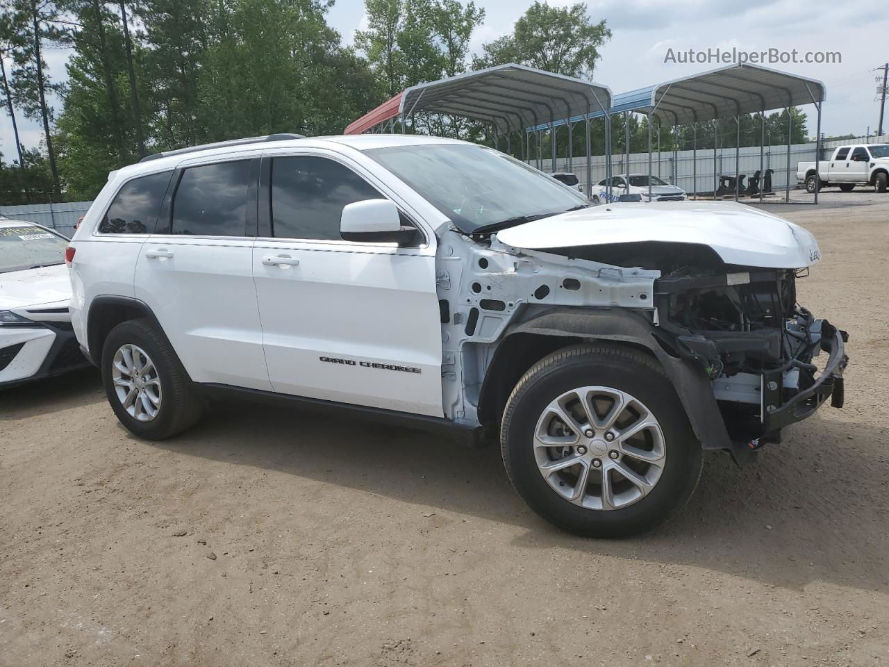 2021 Jeep Grand Cherokee Laredo White vin: 1C4RJEAG0MC597782