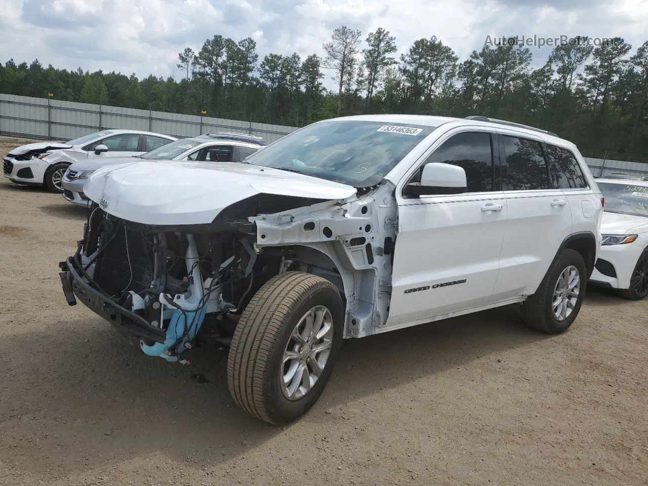 2021 Jeep Grand Cherokee Laredo White vin: 1C4RJEAG0MC597782