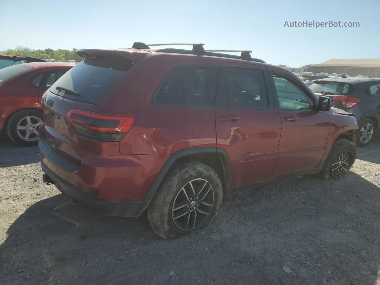 2014 Jeep Grand Cherokee Laredo Red vin: 1C4RJEAG1EC206835