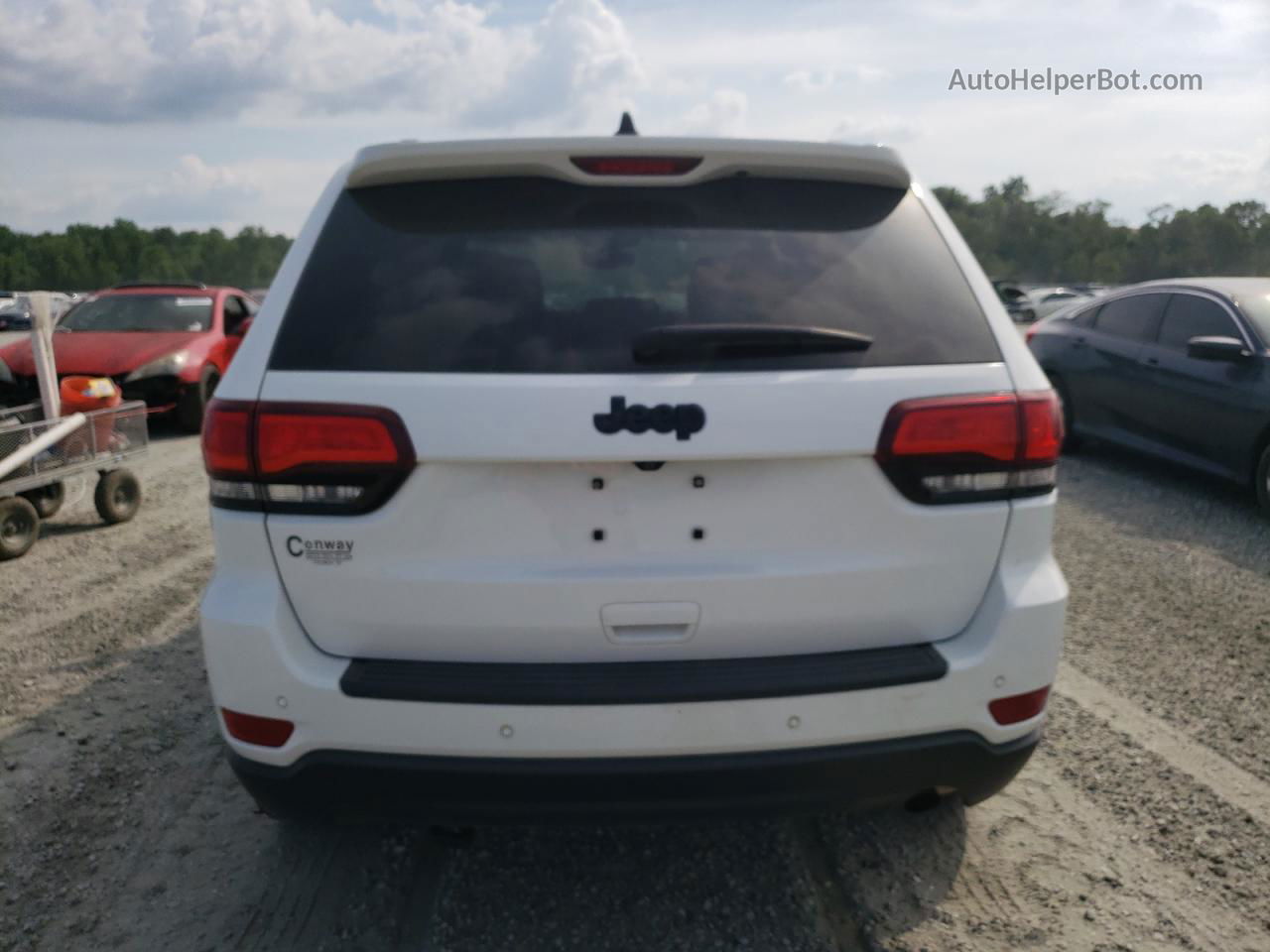 2019 Jeep Grand Cherokee Laredo White vin: 1C4RJEAG1KC571852