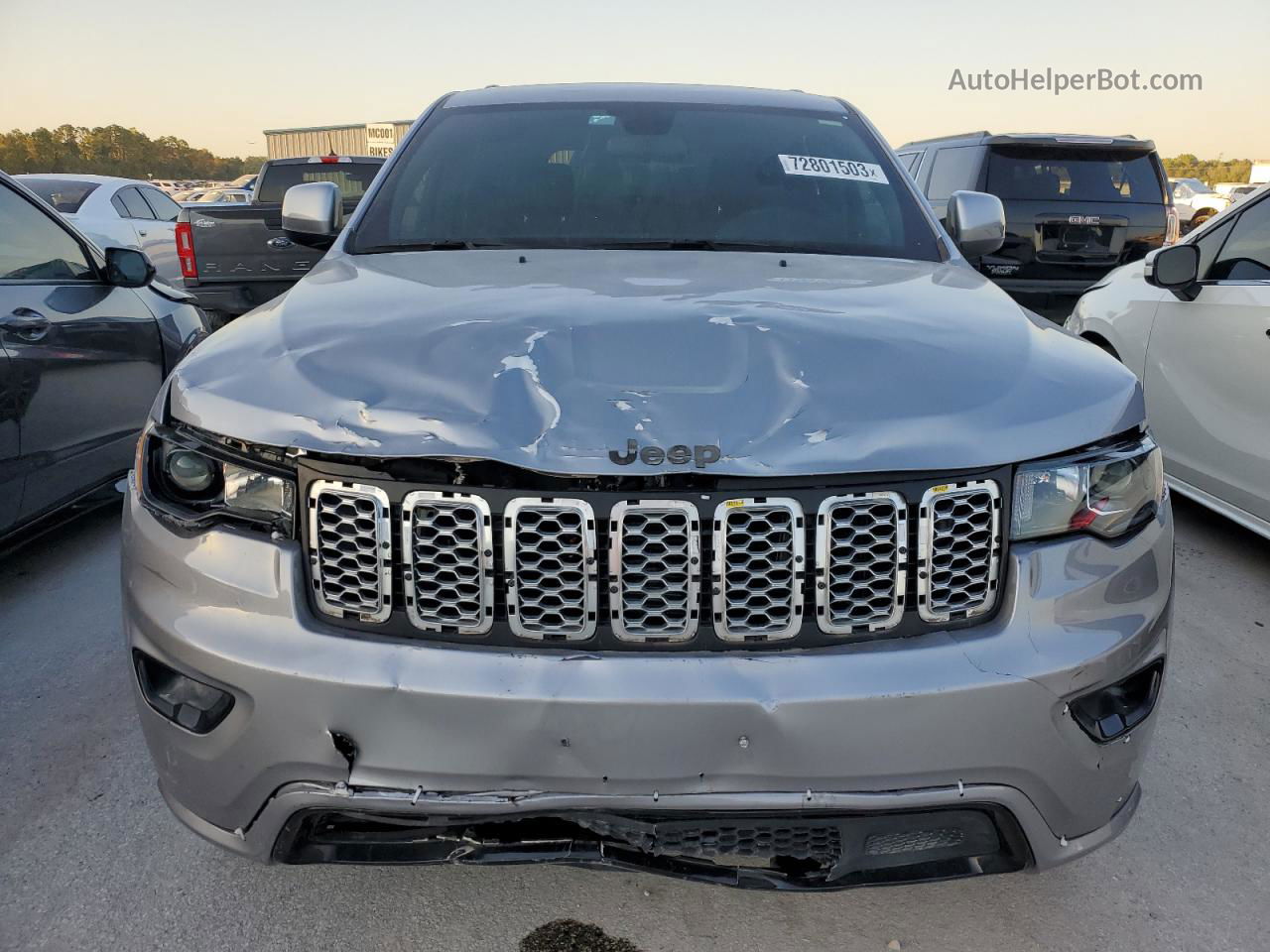 2021 Jeep Grand Cherokee Laredo Серый vin: 1C4RJEAG1MC596608