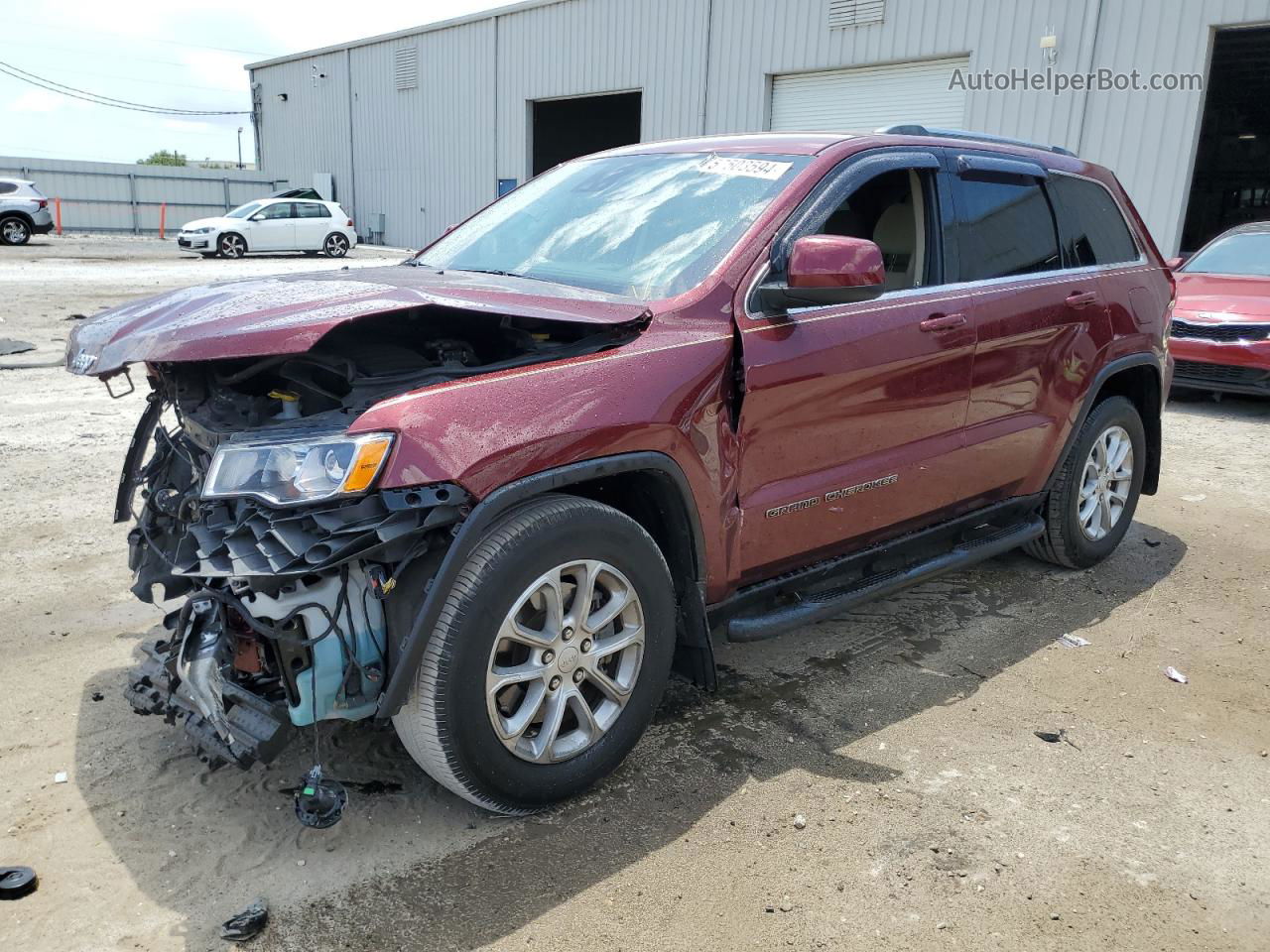 2021 Jeep Grand Cherokee Laredo Maroon vin: 1C4RJEAG1MC656791