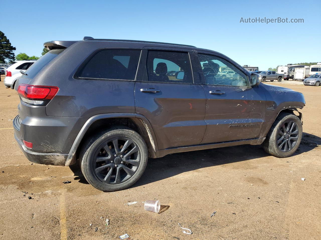 2019 Jeep Grand Cherokee Laredo Gray vin: 1C4RJEAG2KC732094