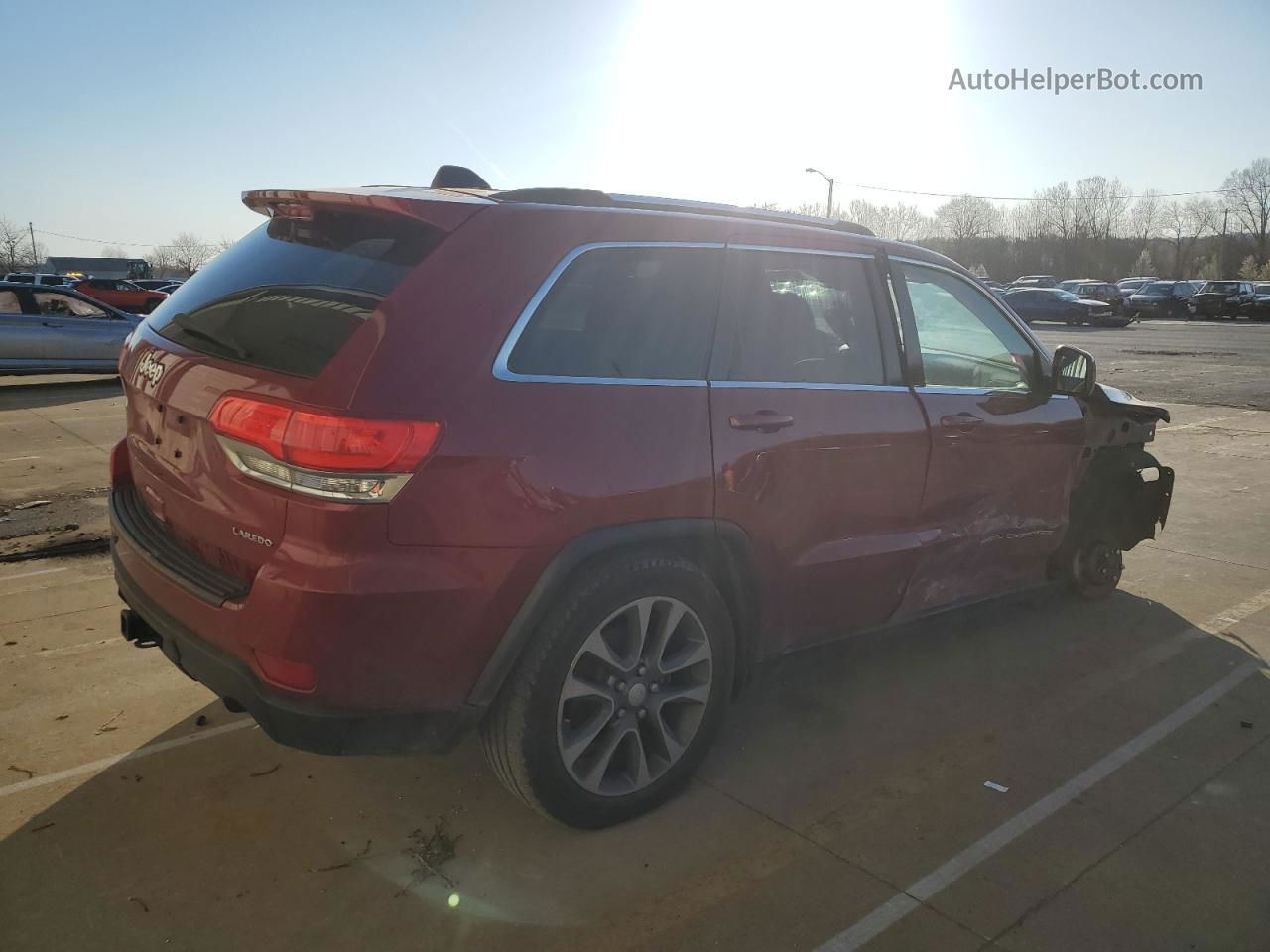 2014 Jeep Grand Cherokee Laredo Red vin: 1C4RJEAG3EC130616