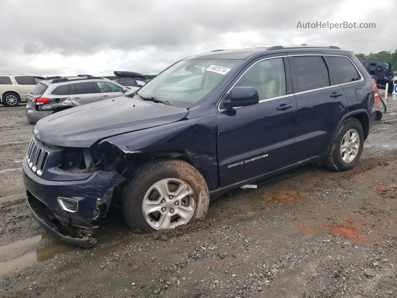 2014 Jeep Grand Cherokee Laredo Blue vin: 1C4RJEAG3EC239612