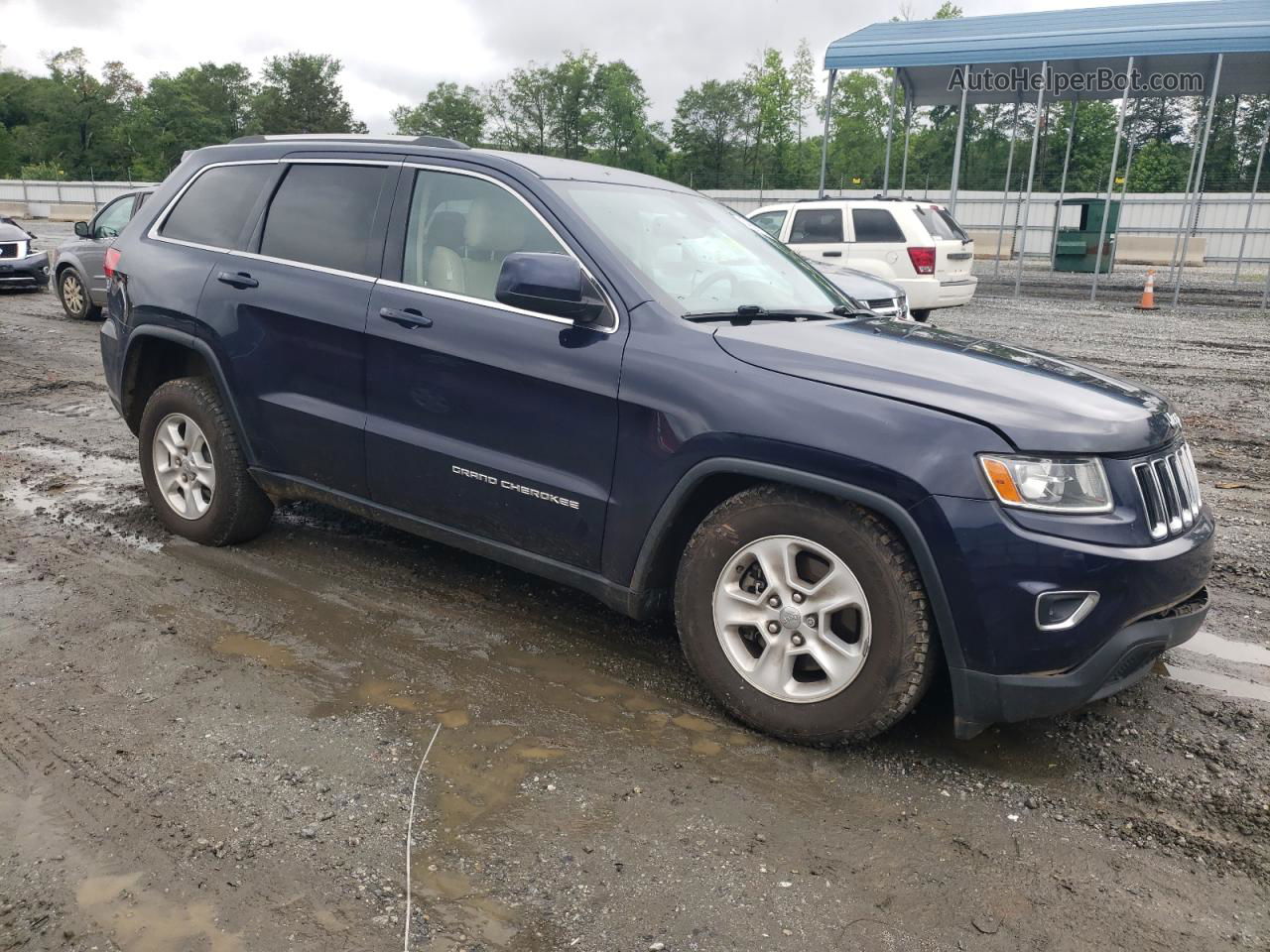 2014 Jeep Grand Cherokee Laredo Blue vin: 1C4RJEAG3EC239612