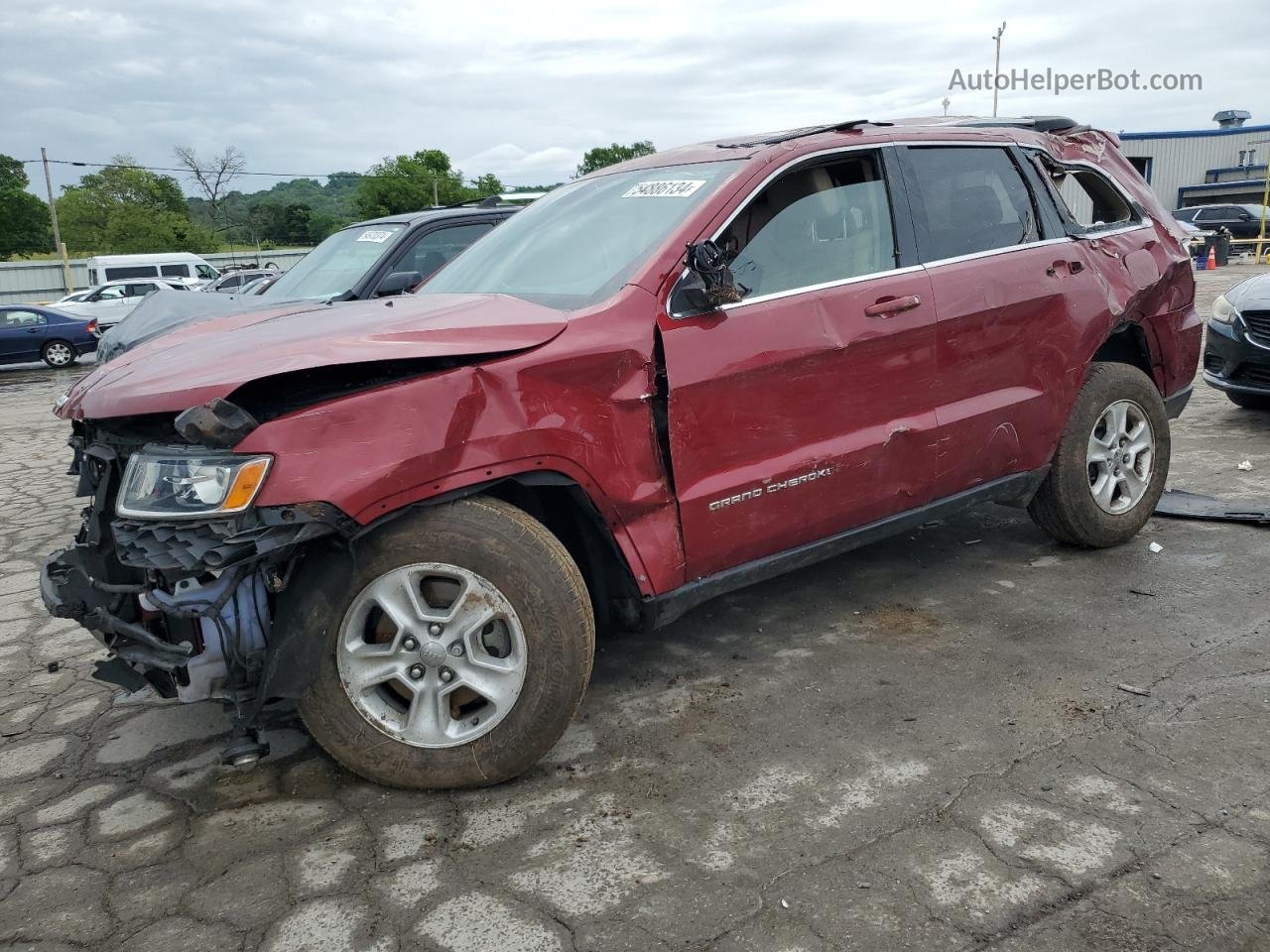 2014 Jeep Grand Cherokee Laredo Red vin: 1C4RJEAG3EC263540