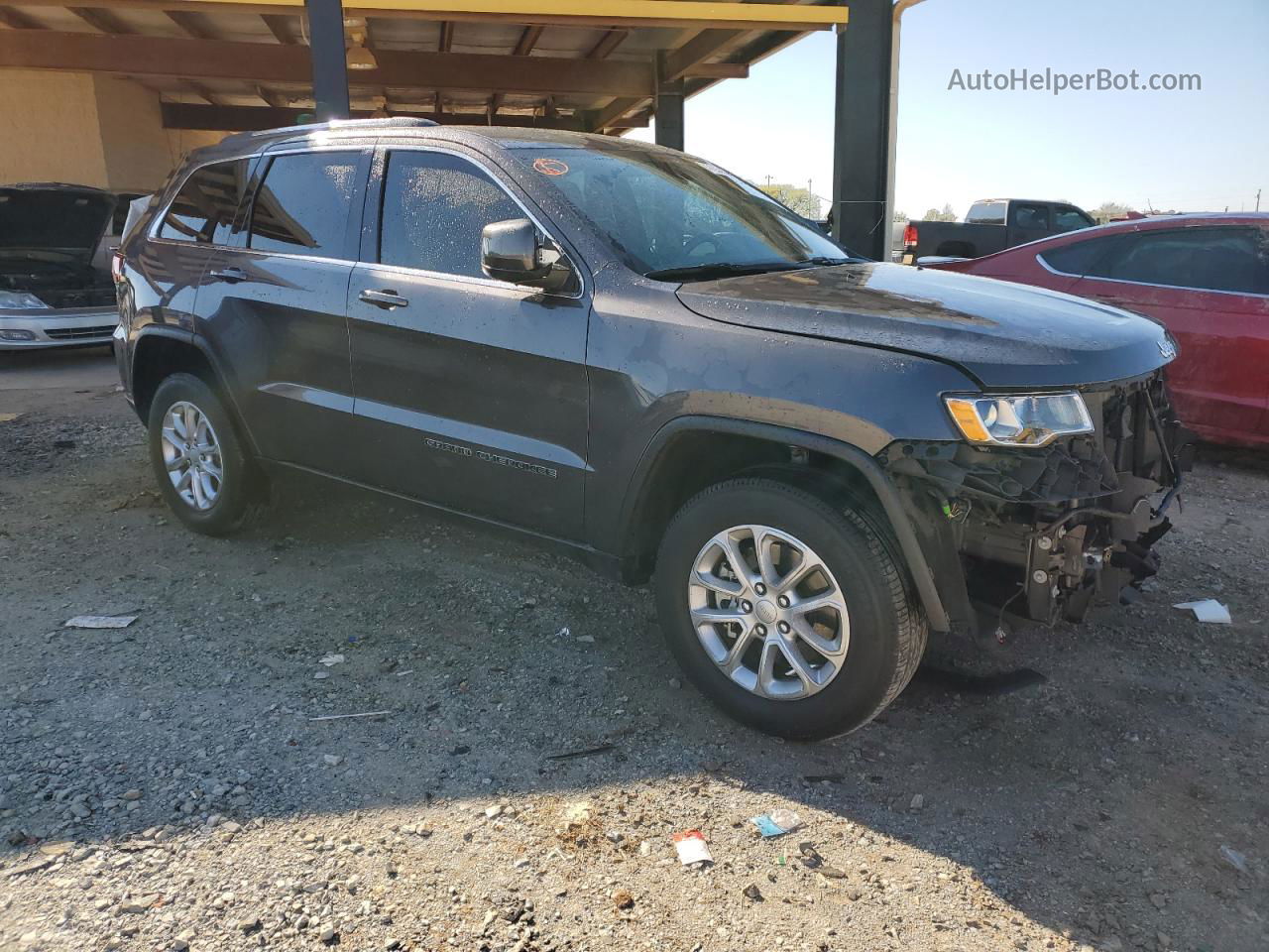 2021 Jeep Grand Cherokee Laredo Угольный vin: 1C4RJEAG3MC814161