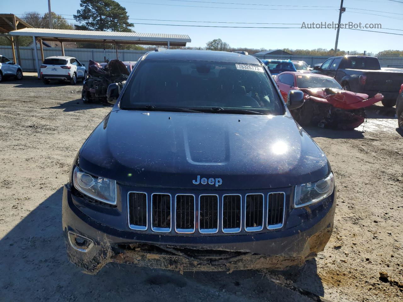 2014 Jeep Grand Cherokee Laredo Blue vin: 1C4RJEAG4EC185267