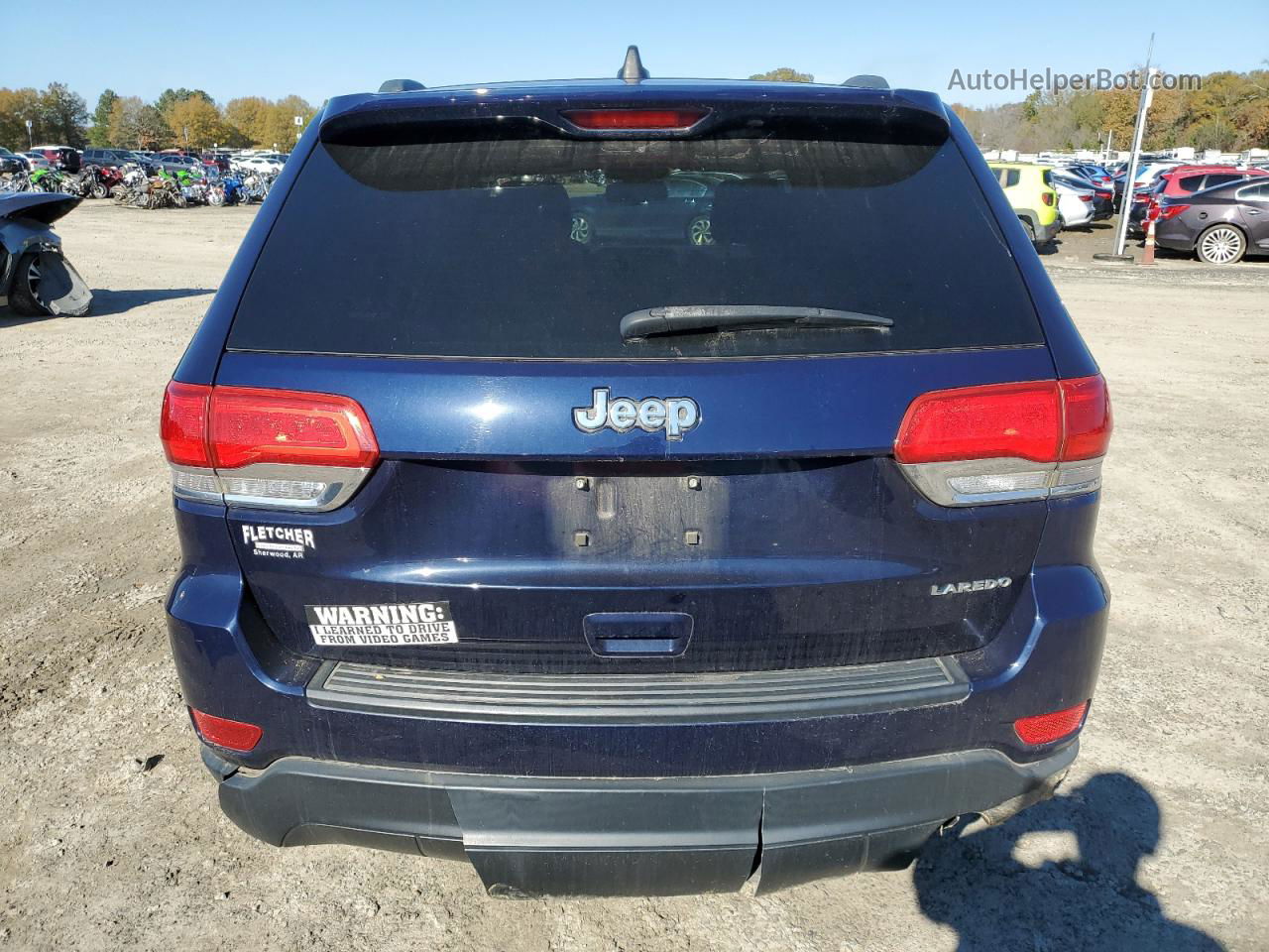 2014 Jeep Grand Cherokee Laredo Blue vin: 1C4RJEAG4EC185267