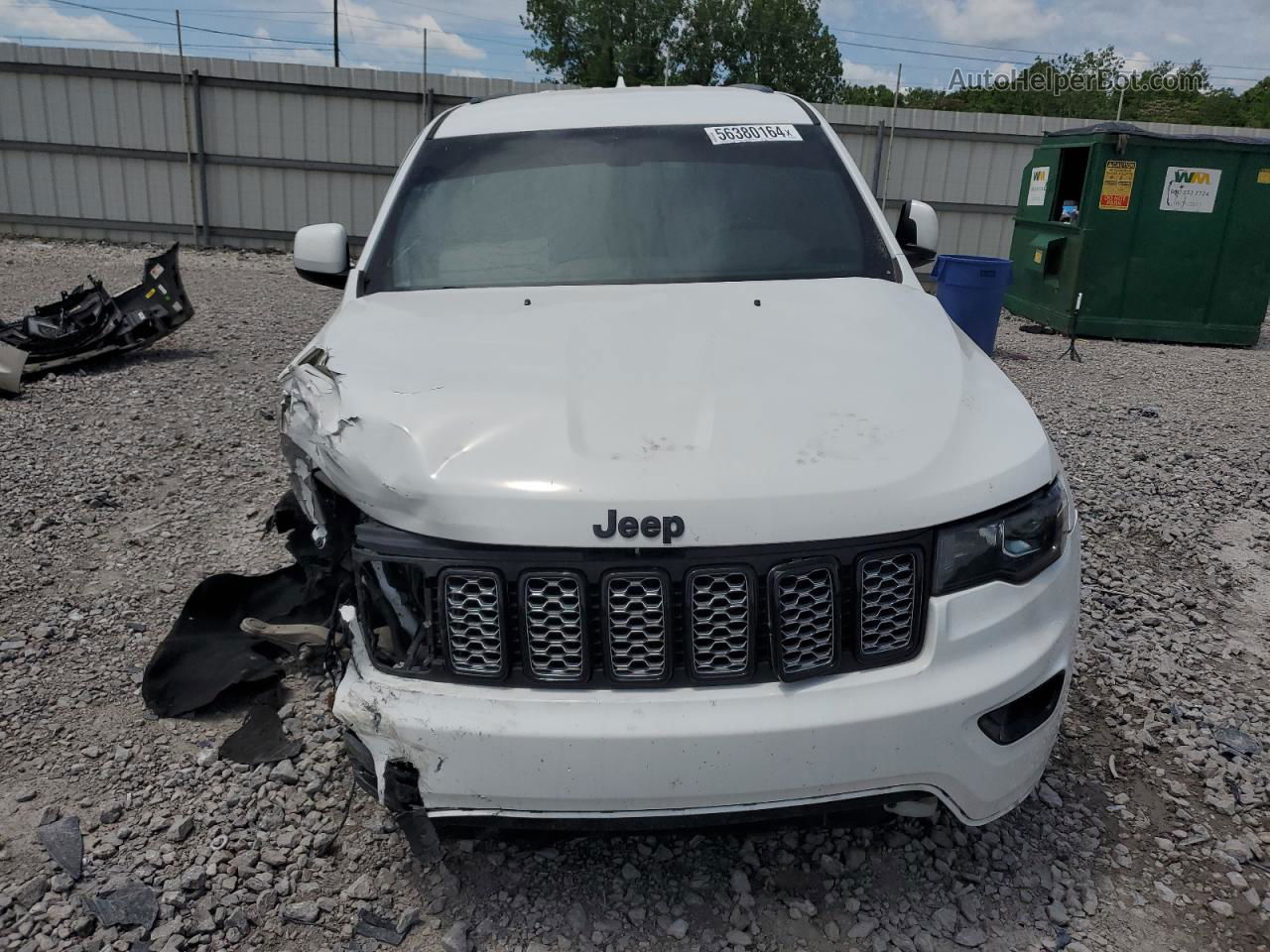 2019 Jeep Grand Cherokee Laredo White vin: 1C4RJEAG4KC839387