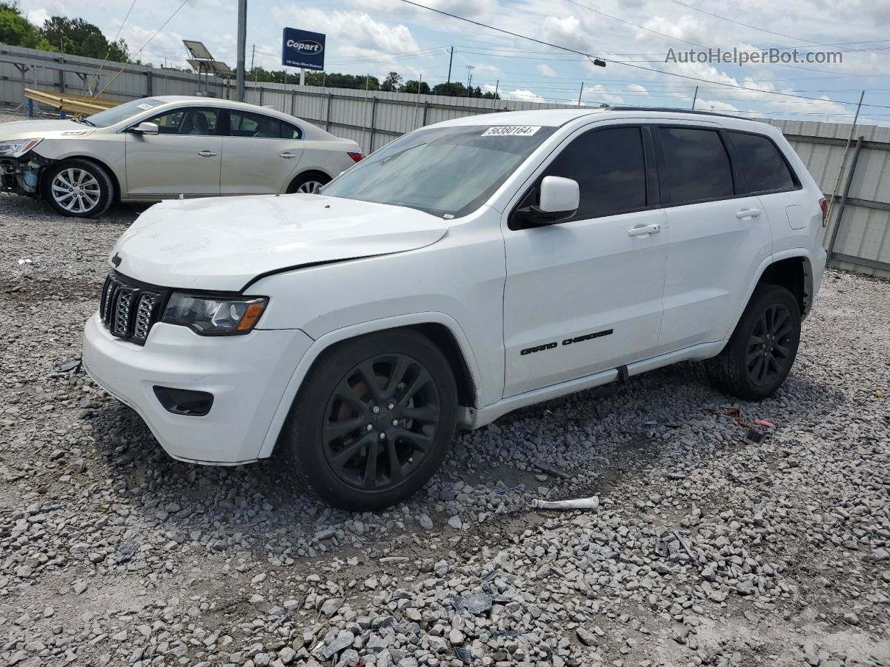 2019 Jeep Grand Cherokee Laredo White vin: 1C4RJEAG4KC839387