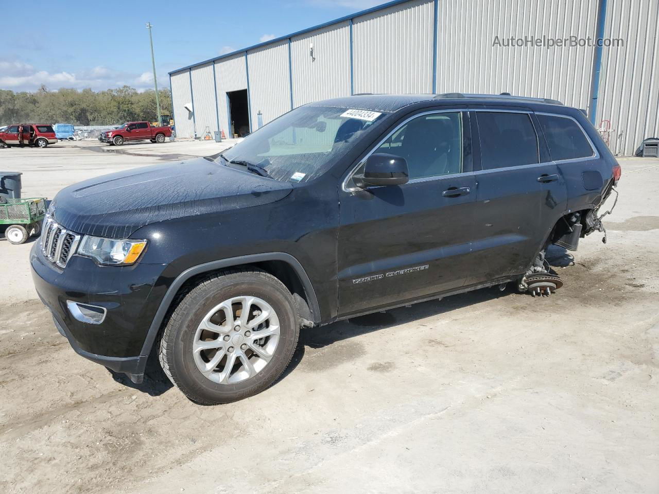 2021 Jeep Grand Cherokee Laredo Черный vin: 1C4RJEAG5MC638780