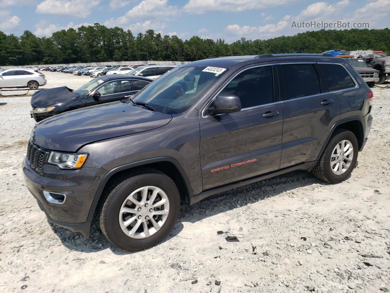 2021 Jeep Grand Cherokee Laredo Gray vin: 1C4RJEAG5MC822116