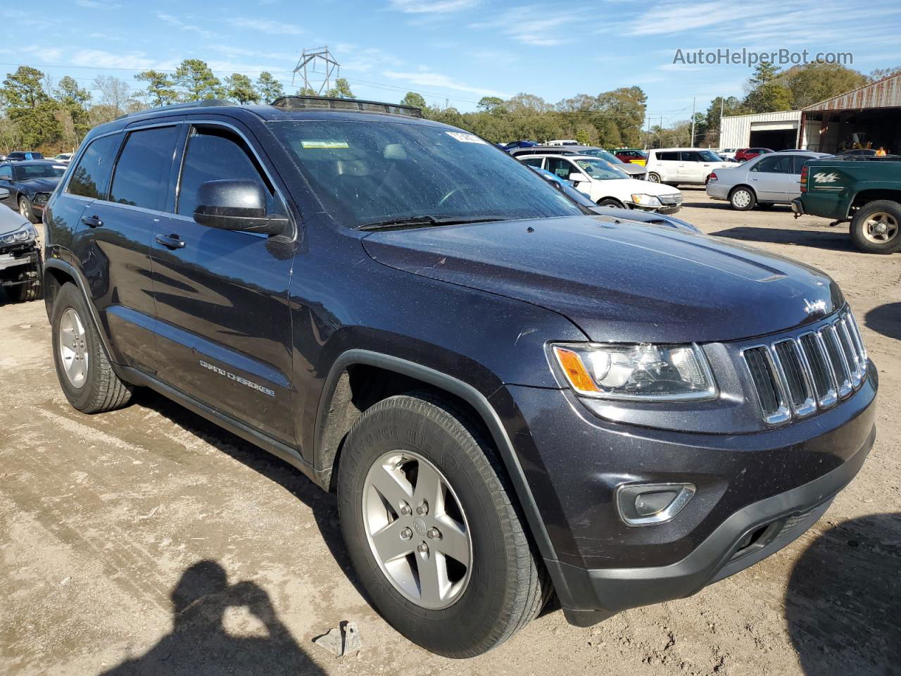 2014 Jeep Grand Cherokee Laredo Угольный vin: 1C4RJEAG6EC216633