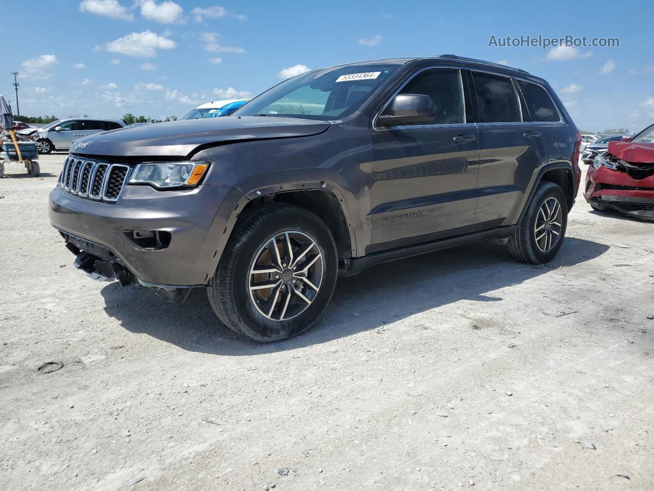 2019 Jeep Grand Cherokee Laredo Gray vin: 1C4RJEAG7KC646697