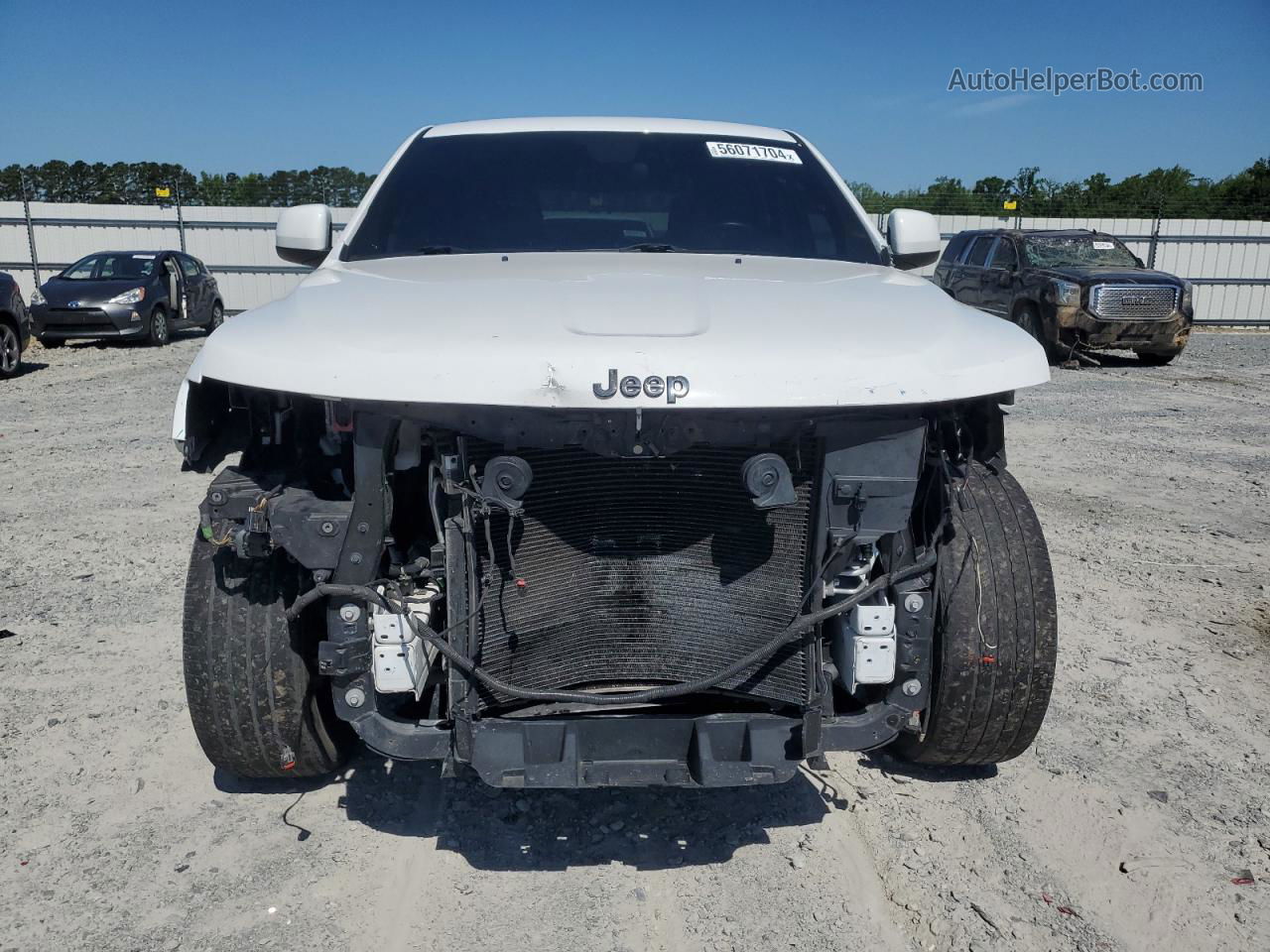 2021 Jeep Grand Cherokee Laredo White vin: 1C4RJEAG7MC657654