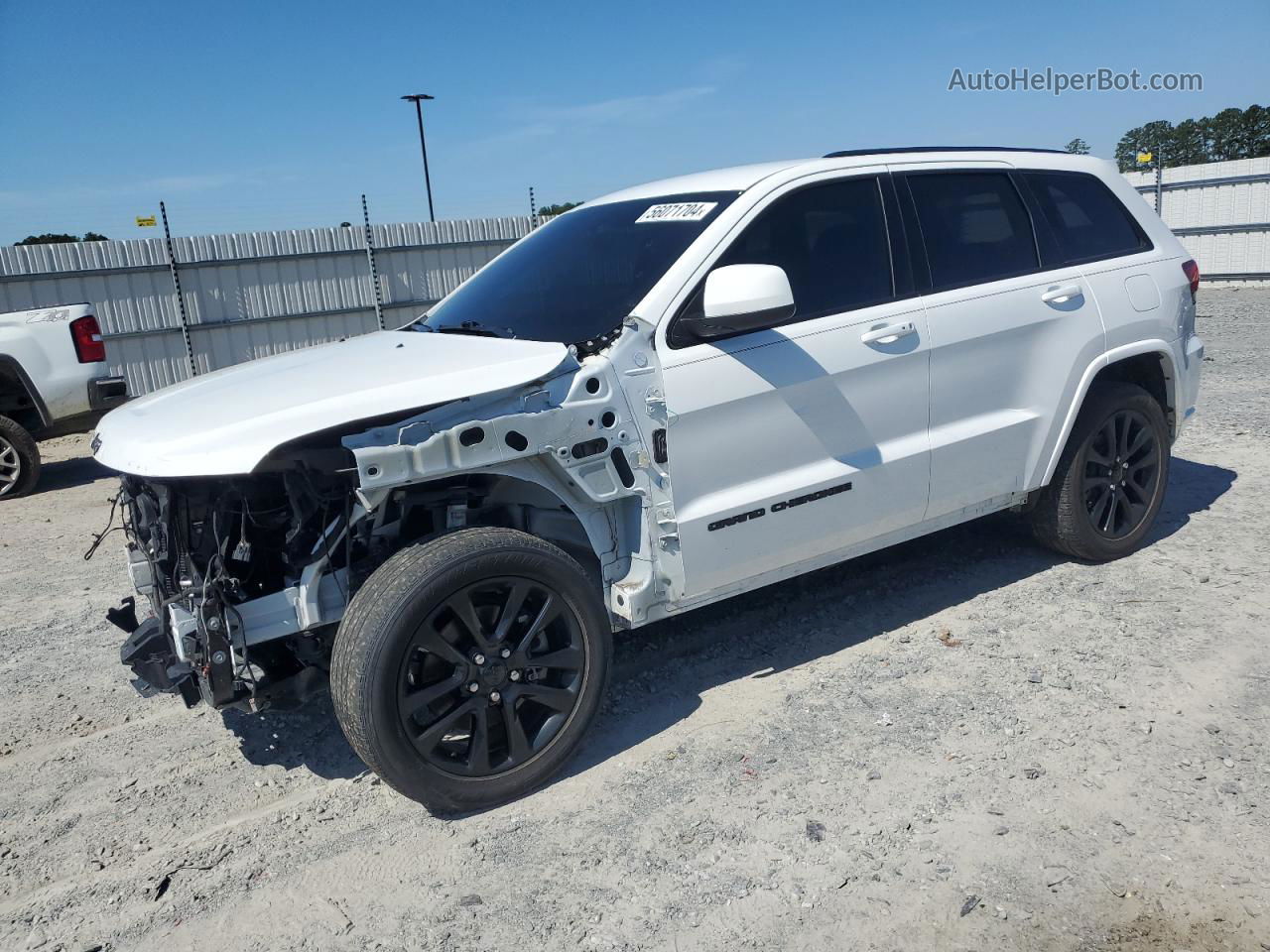 2021 Jeep Grand Cherokee Laredo Белый vin: 1C4RJEAG7MC657654