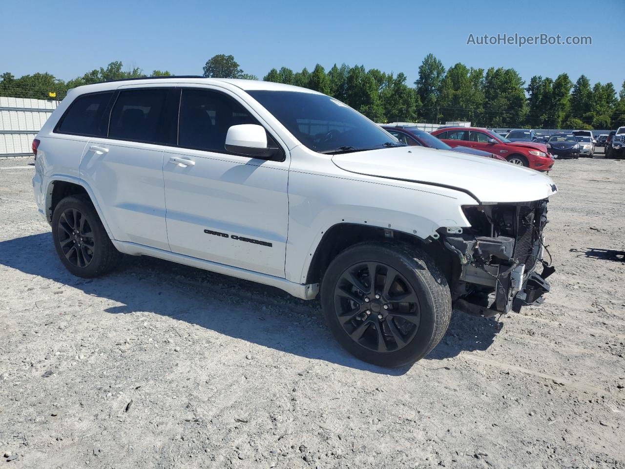 2021 Jeep Grand Cherokee Laredo White vin: 1C4RJEAG7MC657654