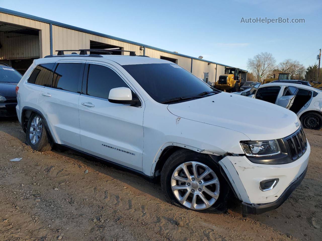 2014 Jeep Grand Cherokee Laredo White vin: 1C4RJEAG8EC424156