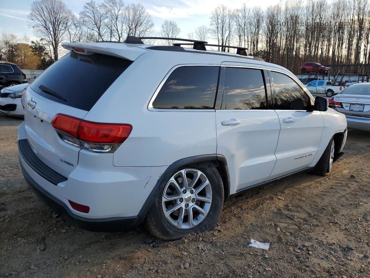 2014 Jeep Grand Cherokee Laredo White vin: 1C4RJEAG8EC424156