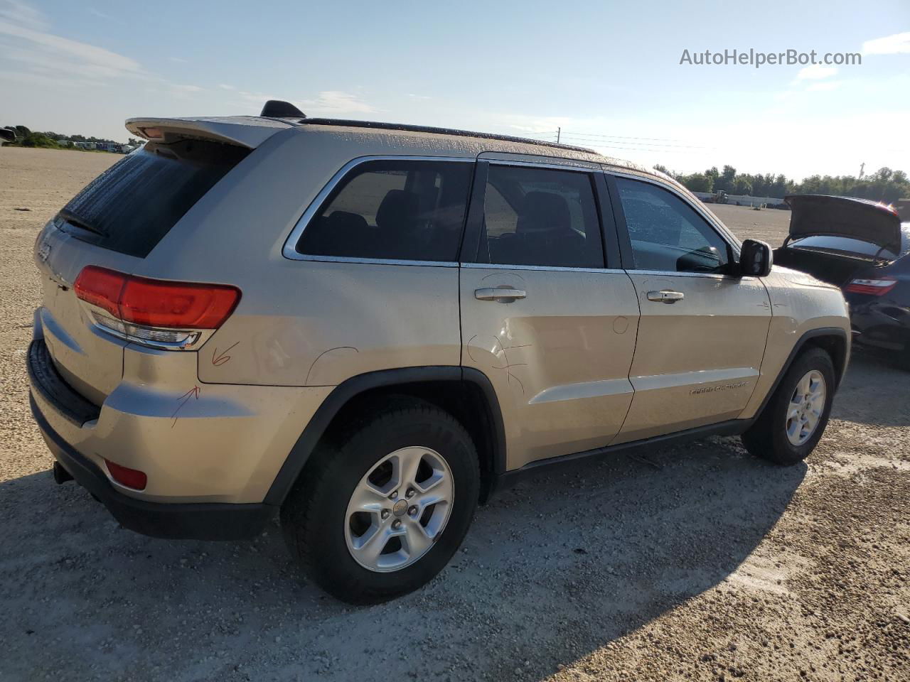 2014 Jeep Grand Cherokee Laredo Бежевый vin: 1C4RJEAG9EC276342