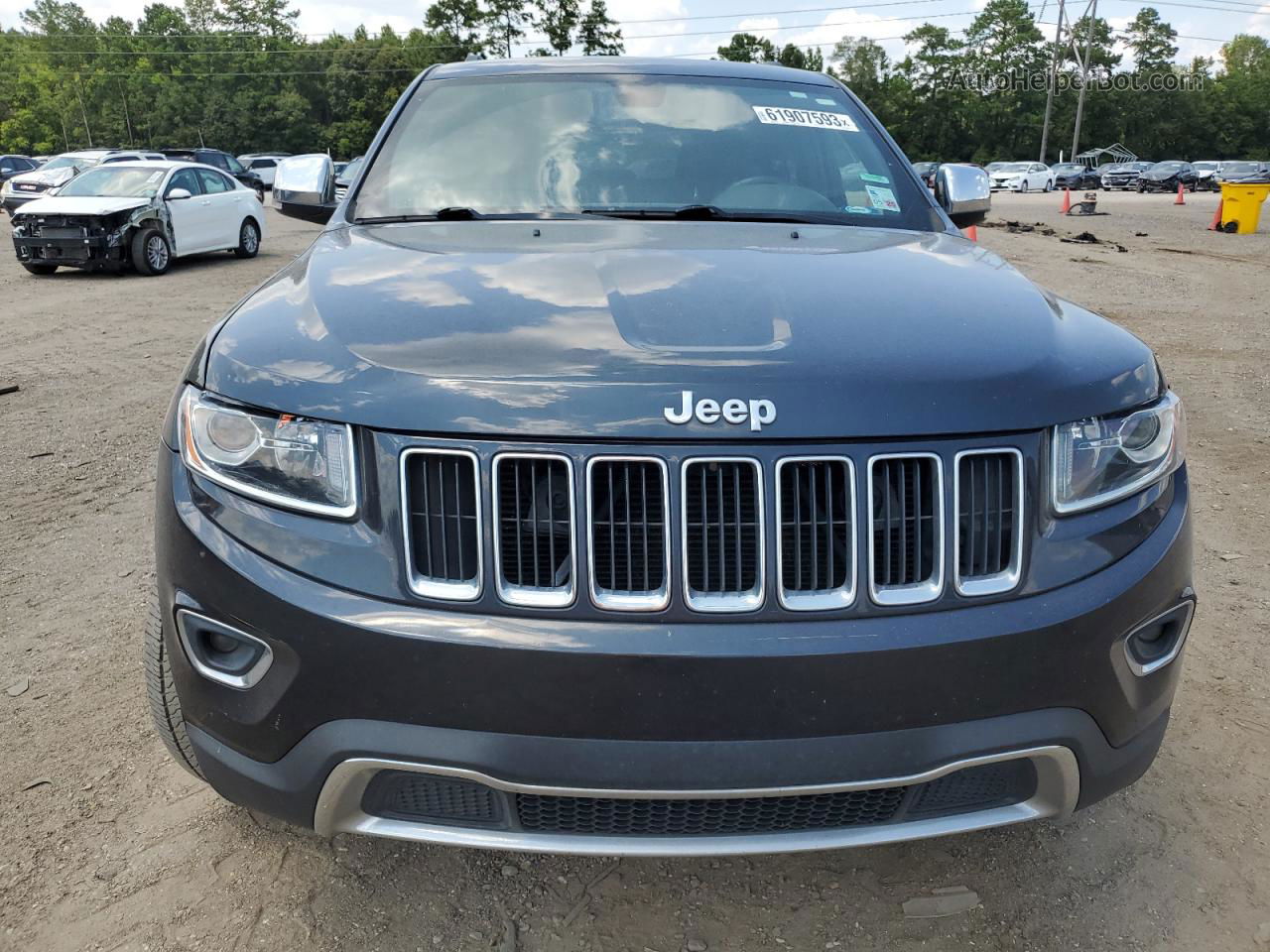 2014 Jeep Grand Cherokee Limited Угольный vin: 1C4RJEBG0EC442326