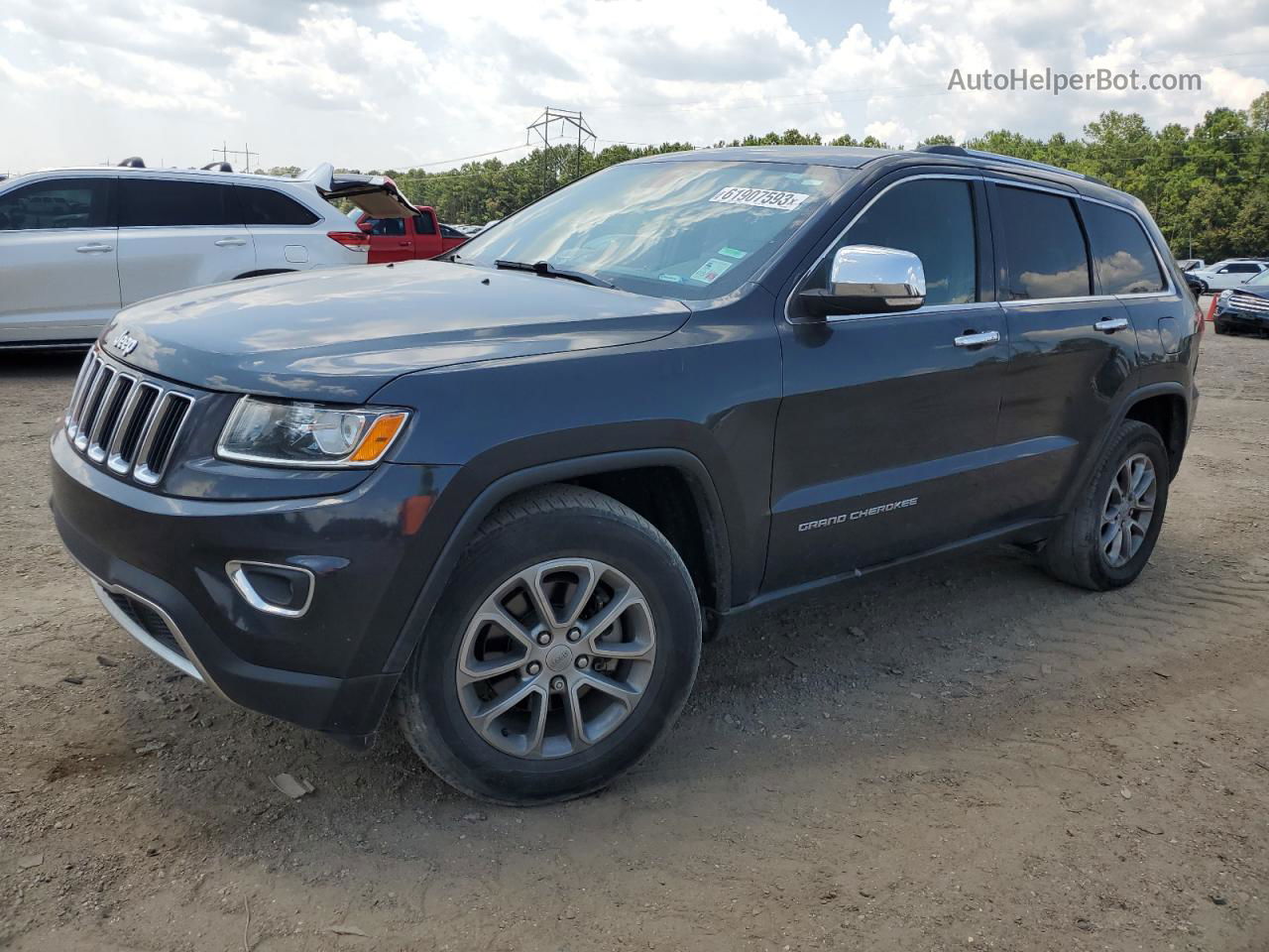 2014 Jeep Grand Cherokee Limited Charcoal vin: 1C4RJEBG0EC442326