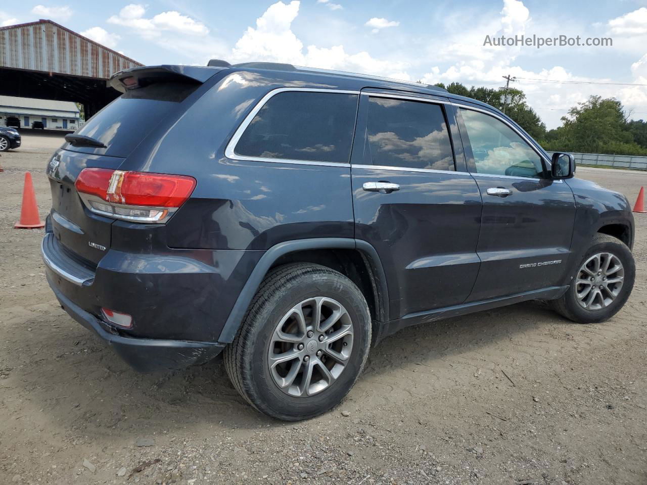 2014 Jeep Grand Cherokee Limited Charcoal vin: 1C4RJEBG0EC442326