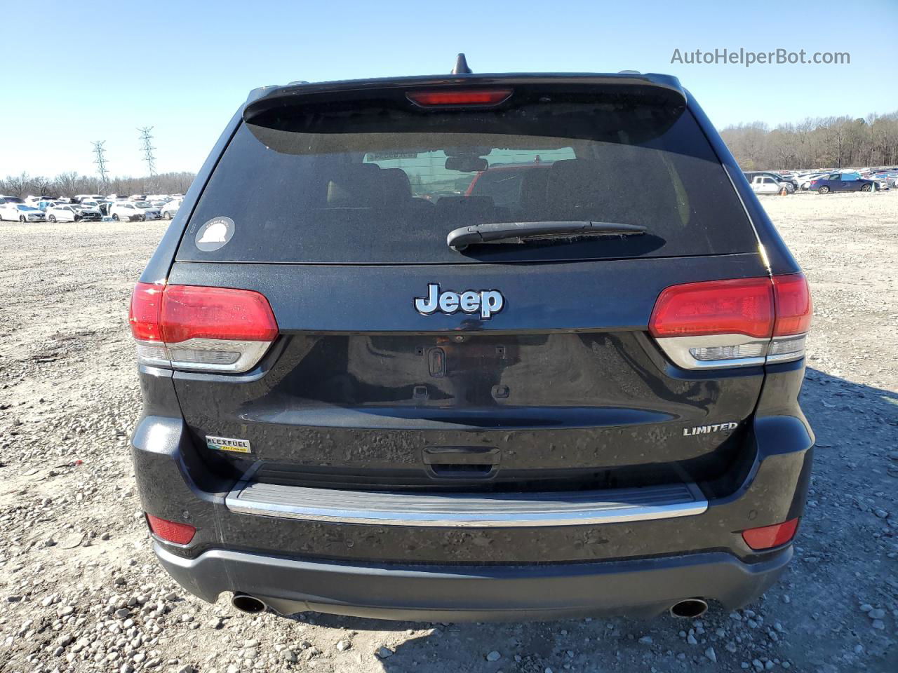 2014 Jeep Grand Cherokee Limited Black vin: 1C4RJEBG0EC528834