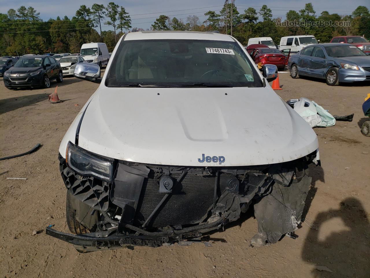 2019 Jeep Grand Cherokee Limited White vin: 1C4RJEBG0KC690829