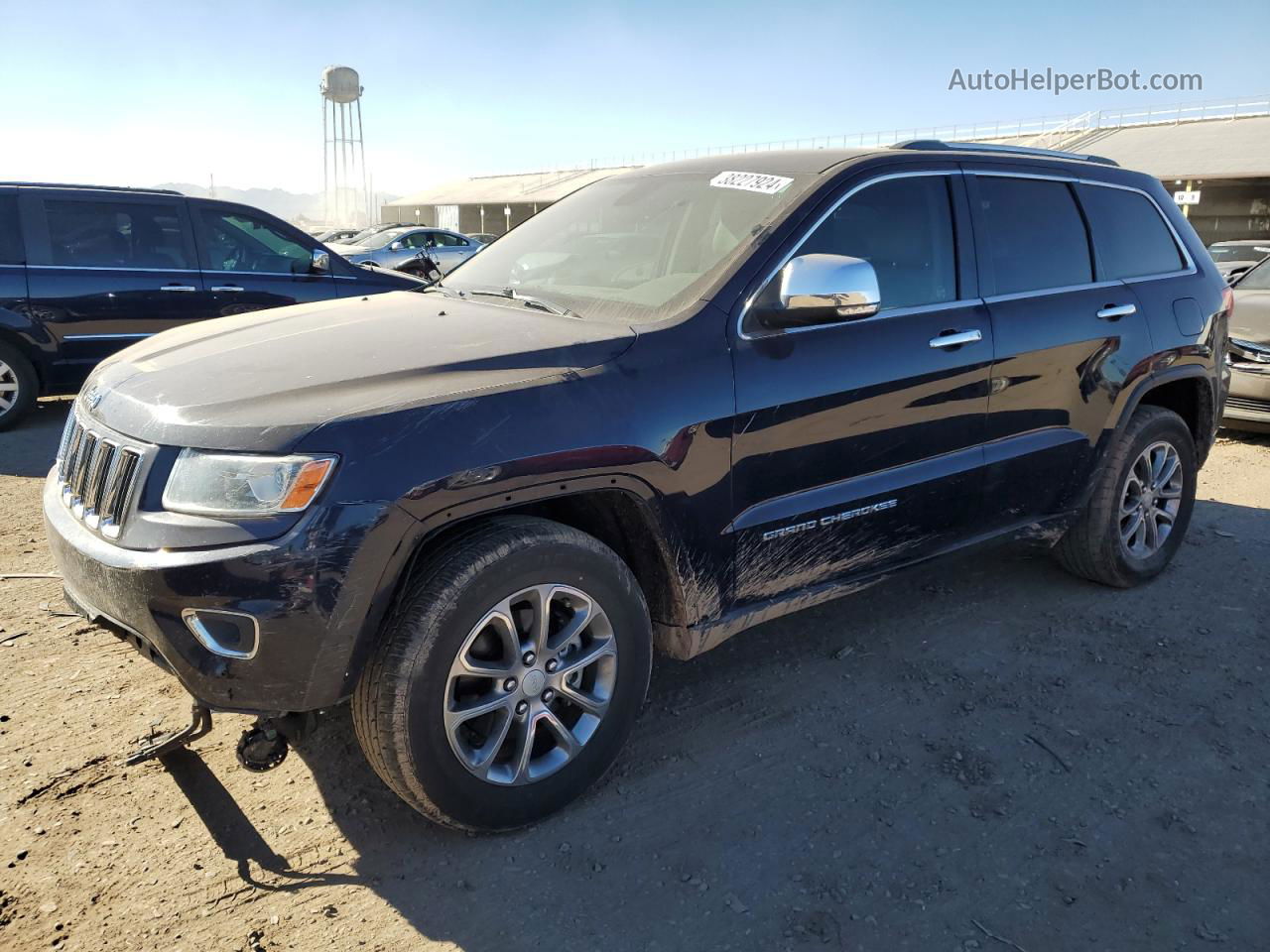 2014 Jeep Grand Cherokee Limited Синий vin: 1C4RJEBG1EC322468