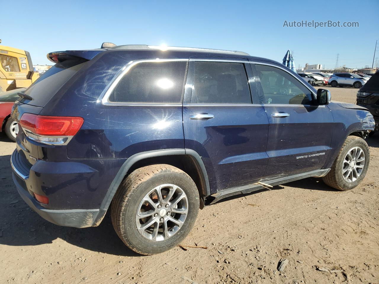 2014 Jeep Grand Cherokee Limited Blue vin: 1C4RJEBG1EC322468