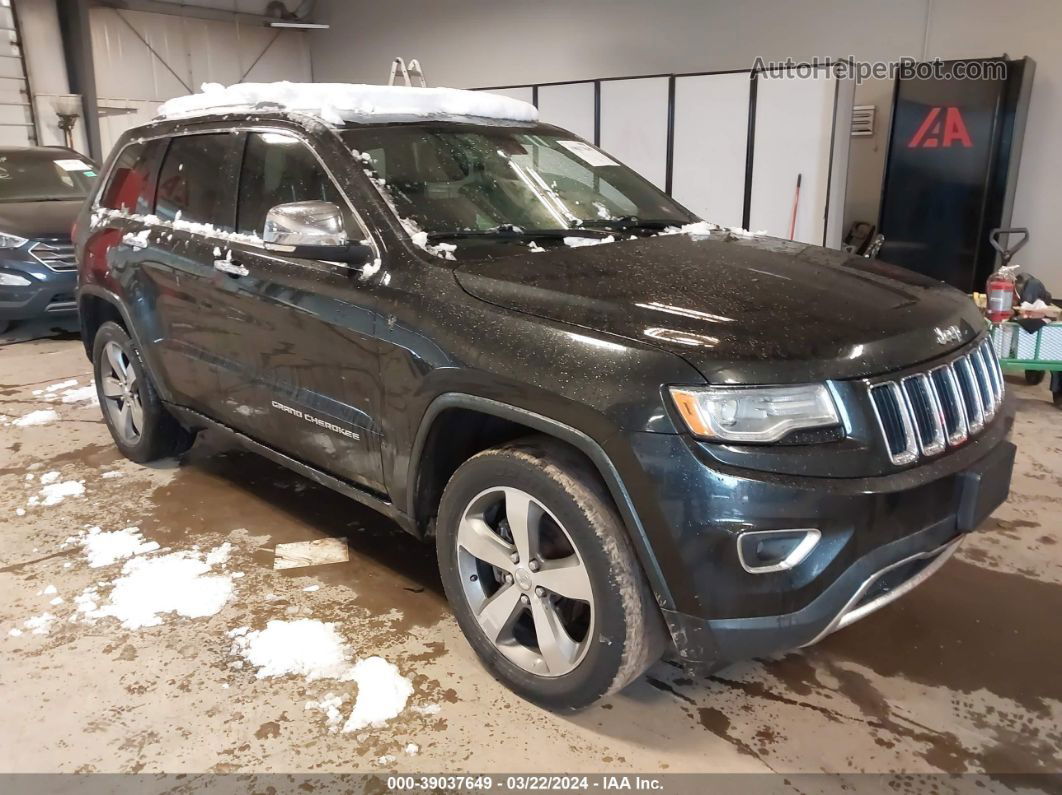 2015 Jeep Grand Cherokee Limited Black vin: 1C4RJEBG2FC105092