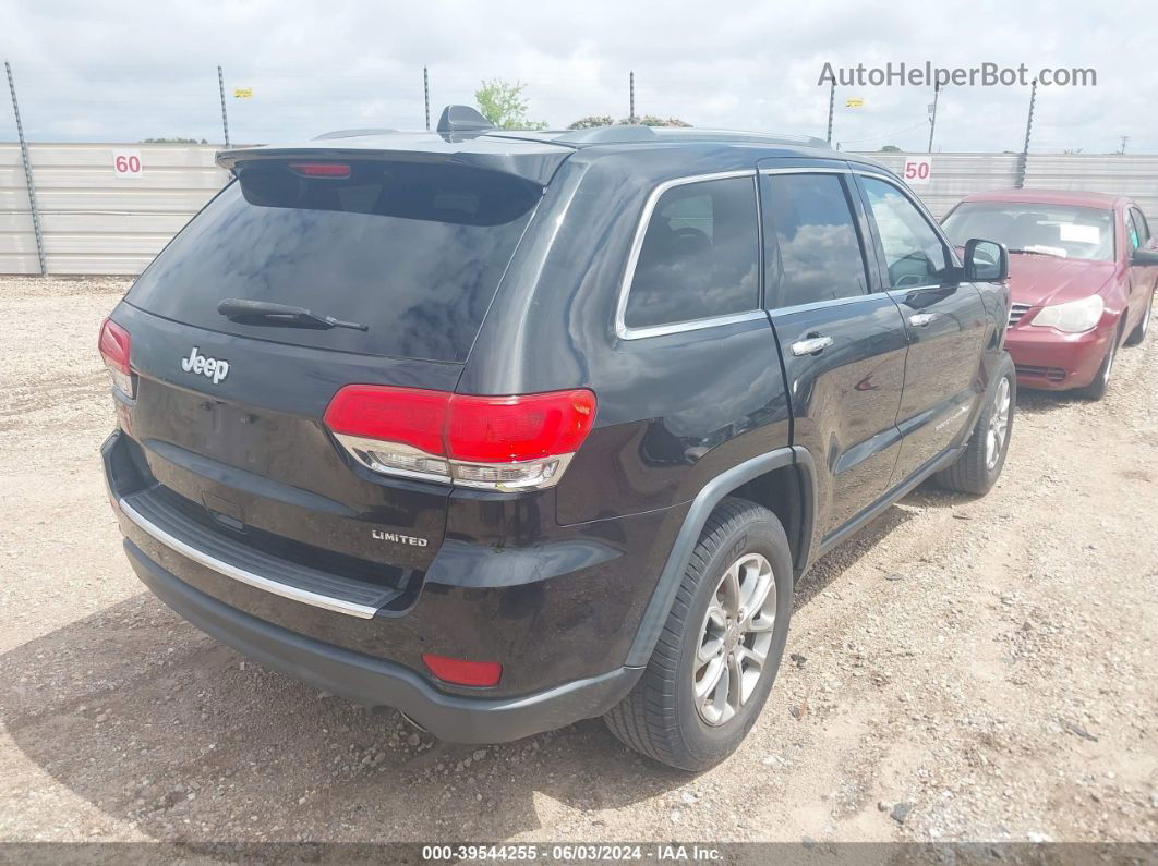 2015 Jeep Grand Cherokee Limited Black vin: 1C4RJEBG2FC132034