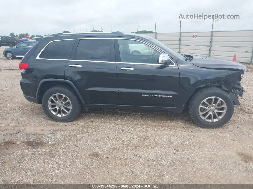 2015 Jeep Grand Cherokee Limited Black vin: 1C4RJEBG2FC132034