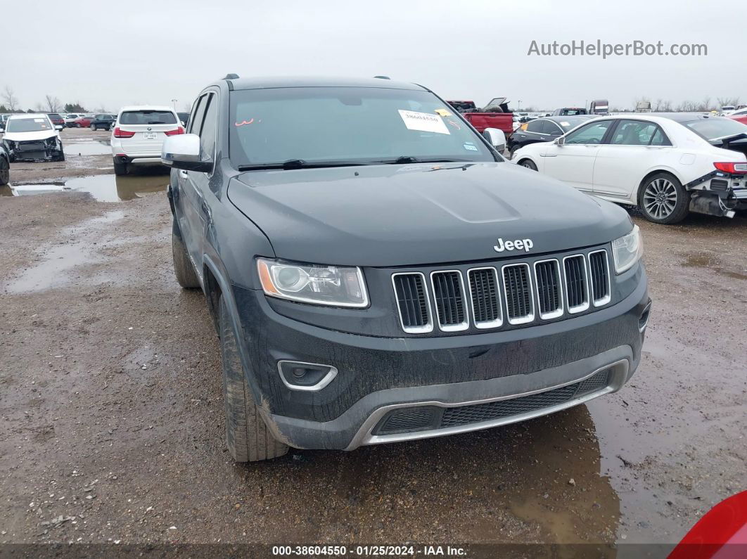 2015 Jeep Grand Cherokee Limited Black vin: 1C4RJEBG2FC792526