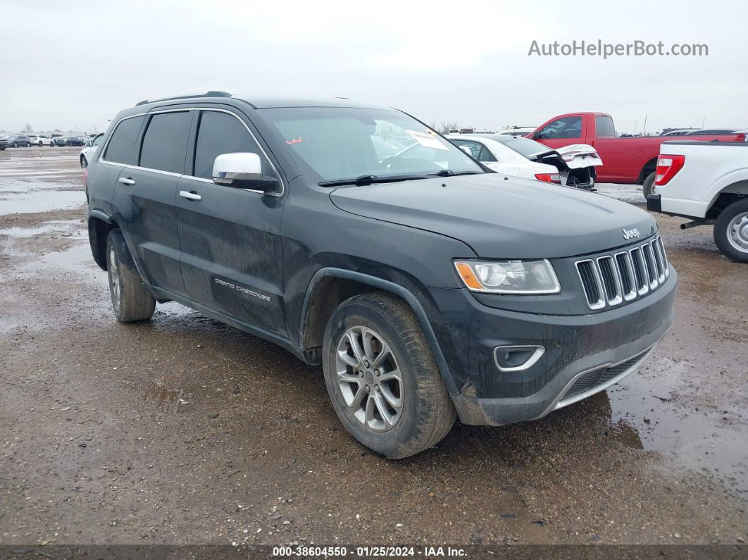 2015 Jeep Grand Cherokee Limited Black vin: 1C4RJEBG2FC792526